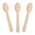KIT TALHER MADEIRA COLHER NATURAL 11 CM C/ 50 SILVER - Imagem 5