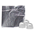 Papel Chumbo Liso 8,5cmx10cm 200fls Prata - Imagem 1