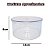 Cake Box Redonda 1,450L Transparente Com Tampa Sobremesas Tortas Doces Festa LSC Toys - Imagem 2