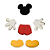 Cortador kit Mickey Ratinho c/4 peças Blue Star - Imagem 3