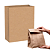 50 SACOS KRAFT LISO GG 34X30X19 FESTCOLOR - Imagem 1