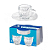 XICARA DE CAFE DE VIDRO COM PIRES MARESIAS 85 ML C/4 ALLMIX - Imagem 1