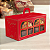 CAIXA 02 MINI PANETONES C/ VISOR E ALCA NATAL LUZ PCT C/ 10 UN C5702 IDEIA - Imagem 1