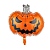 BALAO ABOBORA HAPPY HALLOWEEN 62X75CM ANIMARE - Imagem 1