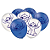 BALÃO STITCH AZUL E BRANCO 9'' PCT C/25 UN FESTCOLOR - Imagem 1