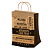 SACOLA G FRASES KRAFT 26X32X16CM PCT C/ 50 FESTCOLOR - Imagem 1
