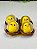 Pintinhos Decoração Ninho Amarelo 4cm Jogo C/4un Cromus - Imagem 3