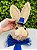 Enfeite De Decoração Páscoa Carinha De Coelho Rosa Ou Azul HP024 Silver - Imagem 6
