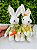 Coelhos No Balanço Páscoa Casal Decoração Cenário HP074 Silver - Imagem 3