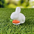 3 Coelhos Cenoura Flocado Branco 7cm Decoração Cenário Páscoa Cromus 1096661 - Imagem 7