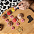 Kit Carimbos para Doces Cowboy Rosa Bebê 2cm BlueStar - Imagem 4