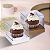 10 Caixas Com Tampa Transparente Para 1 Cupcake Off White/Kraft 8x8cm Embalagem Aniversário Encomendas C4815 Ideia - Imagem 6