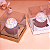 10 Caixas Com Tampa Transparente Para 1 Cupcake Off White/Kraft 8x8cm Embalagem Aniversário Encomendas C4815 Ideia - Imagem 5