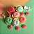 Kit Carimbos Flores Para Doces Blue Star - Imagem 3