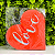 20 Guardanapos Estampado 32x32cm Coração Love Namorados Decoração Mesa Jantar Festa Noivado Mães GP33275 Silver - Imagem 1