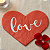 20 Guardanapos Estampado 32x32cm Coração Love Namorados Decoração Mesa Jantar Festa Noivado Mães GP33275 Silver - Imagem 4