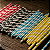 12 Canudos De Papel Listrado Amarelo Para Festa Milkshake Sucos Drinks Aniversário Decoração CP08010 Silver - Imagem 6