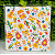 Guardanapo Branco Estampado 33cm Pct c/20un Festa Junina GP33161 Silver - Imagem 1