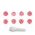 Kit Carimbos Flork 1,5cm Para Doces e Brigadeiros Blue Star - Imagem 4