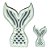 Cortador de Massas Rabo de Sereia c/ 2pcs GMEZN854 Prime Chef - Imagem 1