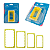 Cortador Retangular Babado 4 pcs BlueStar - Imagem 1