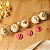 Kit Crimbos Letras Glamour Rosa Bebe (2 cm) - Pct c/ 10 un BlueStar - Imagem 7