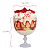 Taça Cristal Transparente Tampa Alta Gourmet 1250ml Bluestar - Imagem 4
