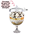 Taça Safira Transparente Tampa Alta Gourmet 1250ml BlueStar - Imagem 6