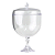 Taça Safira Transparente Tampa Alta Gourmet 1250ml BlueStar - Imagem 9