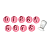 Kit Carimbos Numeros Glamour Rosa Bebe (2 cm)  PC/10UN BLueStar - Imagem 10