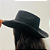 Chapéu Cowgirls Curvado C/1un Preto Ponto das Festas - Imagem 2