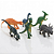 Mini Animais Dinossauros Emborrachado Pct C/6un Ponto Das Festas - Imagem 2