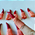 Unhas De Bruxa C/10un Vermelho Ponto Das Festas - Imagem 5