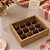 Caixa Alta Com Moldura 12 Doces Kraft Pct C/10un C4643 Ideia - Imagem 1