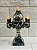 Mini Candelabro Cranio Halloween Festas Temáticas Cromus JZ2505 - Imagem 3