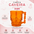 Caneca Caveira Halloween Eventos Temáticos 588ML Cromus Laranja 29005602 - Imagem 7