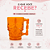 Caneca Caveira Halloween Eventos Temáticos 588ML Cromus Laranja 29005602 - Imagem 5
