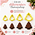Cortador Tradicional Ana Brownie Árvore De Natal 4 Peças Massas Biscoitos BlueStar - Imagem 6