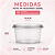 Kit Pote Com Tampa Redondo PP 250ml Pct C/20un Plastilânia - Imagem 4