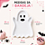 Bandeja Fantasminha 23cm Branco Halloween Festplastk 03180 - Imagem 7