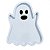 Bandeja Fantasminha 23cm Branco Halloween Festplastk 03180 - Imagem 10