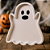 Bandeja Fantasminha 23cm Branco Halloween Festplastk 03180 - Imagem 1