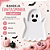 Bandeja Fantasminha 23cm Branco Halloween Festplastk 03180 - Imagem 2