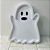 Bandeja Fantasminha 23cm Branco Halloween Festplastk 03180 - Imagem 3