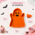 Bandeja Fantasminha 23cm Laranja Halloween Festplastik 03177 - Imagem 7