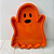 Bandeja Fantasminha 23cm Laranja Halloween Festplastik 03177 - Imagem 3