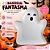 Bandeja Fantasma c/1 un Halloween Cromus 29008366 - Imagem 2