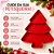 Petisqueira Árvore De Natal Vermelho Festplastik 00218 - Imagem 5
