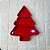 Petisqueira Árvore De Natal Vermelho Festplastik 00218 - Imagem 3