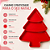 Petisqueira Árvore De Natal Vermelho Festplastik 00218 - Imagem 4
